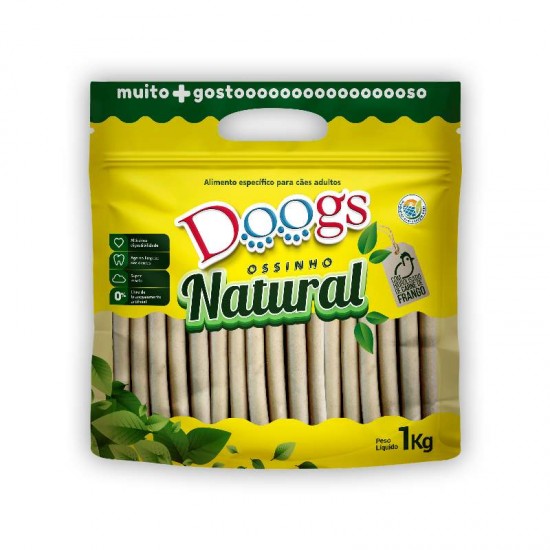 PALITINHO NATURAL DOOGS 15MM 1KG