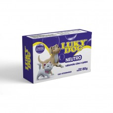 2861 - SABONETE LUKY DOG NEUTRO 80G