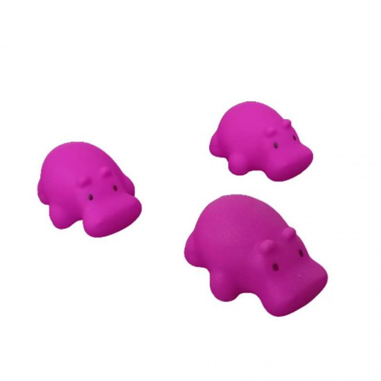 BRINQUEDO P/ BANHO HIPOPOTAMO C/10