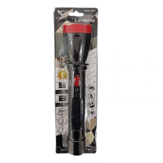 LANTERNA MANUAL RECARREGAVEL