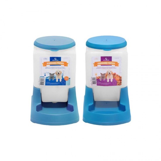 KIT BEBED E COMED AUT PRATICO 3 LT AZUL