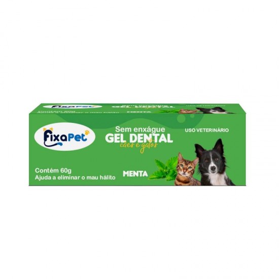 GEL DENTAL FIXA PET MENTA CREME