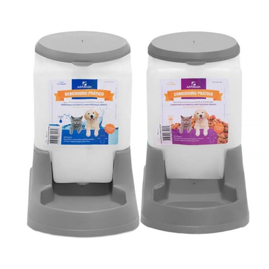 KIT BEBED E COMED AUT PRATICO 3 LT CINZA