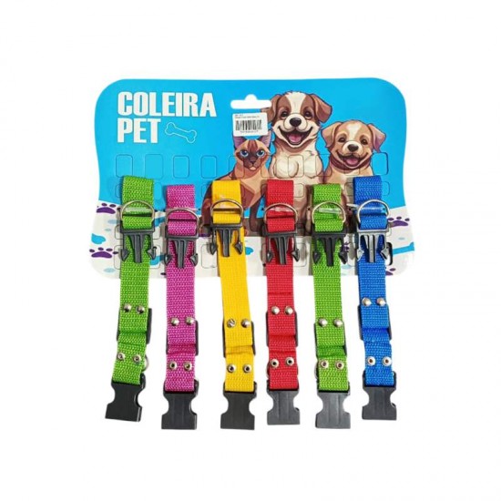 DISPLAY COLEIRA NYLON 25MM C/6