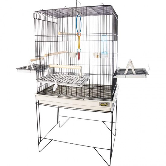 VIVEIRO TRIPLEX CONFORT BLACK/BRANCO
