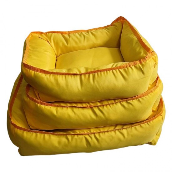 KIT CAMA QUADRADA PREMIUM AMARELO 3 PC