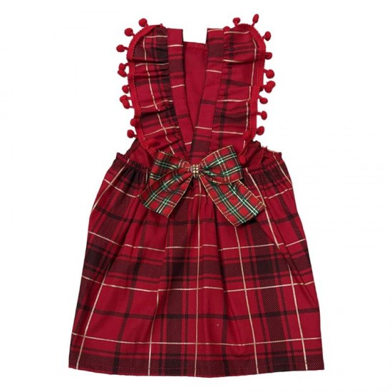 VESTIDO NATAL LUXO POMPOM P