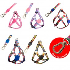 22135 - CONJ GUIA PEITORAL TRAVA ROSCA M