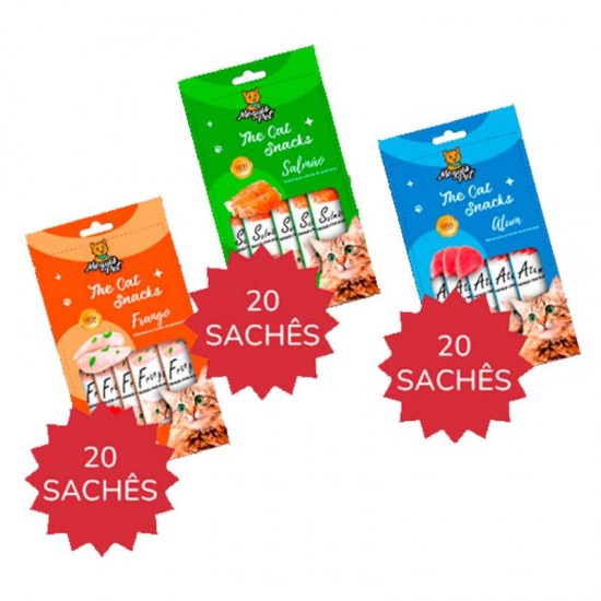 PETISCO CREMOSO MEGUISPET MISTO C/60 UNI