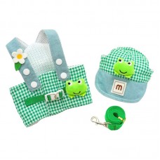 22904 - CONJ GUIA PEITORAL C/ BONE SAPINHO