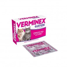 20271 - VERMIFUGO VERMINEX GATOS COMPRIMIDO 1X4