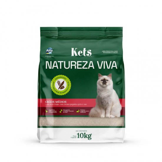 Z AREIA HIG KETS NATUREZA VIVA M 10 KG
