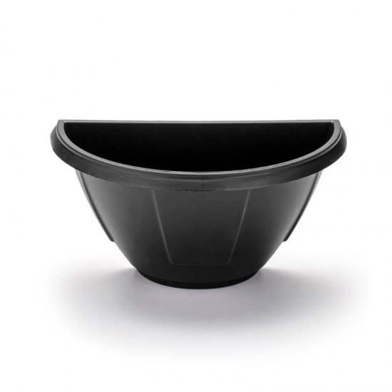 VASO DE PAREDE GRANDE PRETO