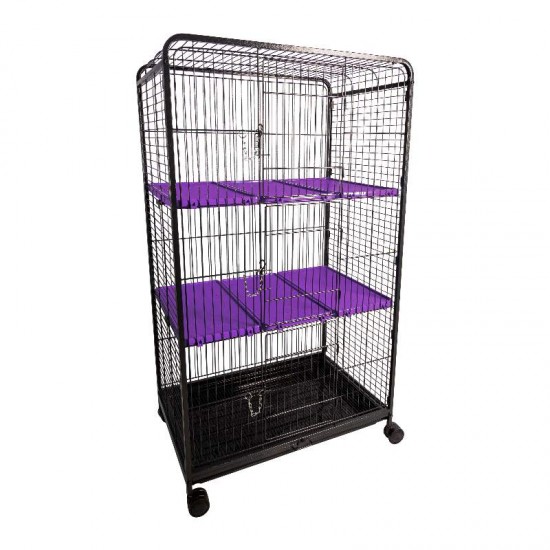 Z FAUNA PET MULTIUSO GRANDE BLACK/LILAS