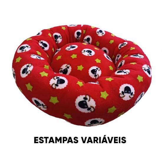 JOGO CAMA NUVEM LUXO 3PCS VERMELHO