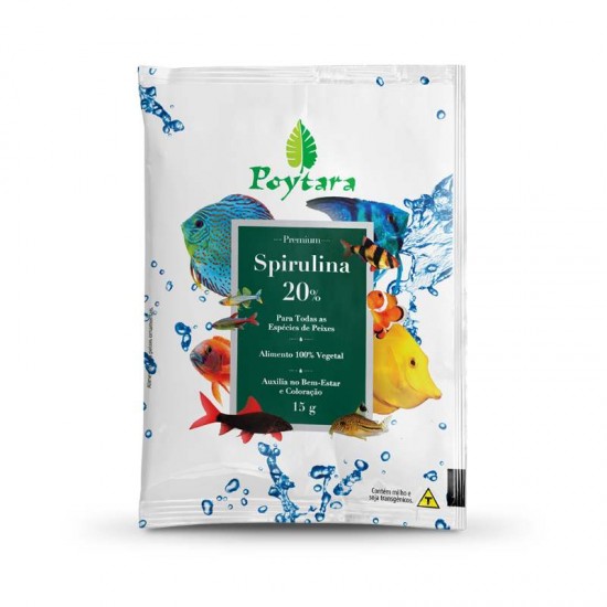 RACAO SPIRULINA 20% POYTARA 15G