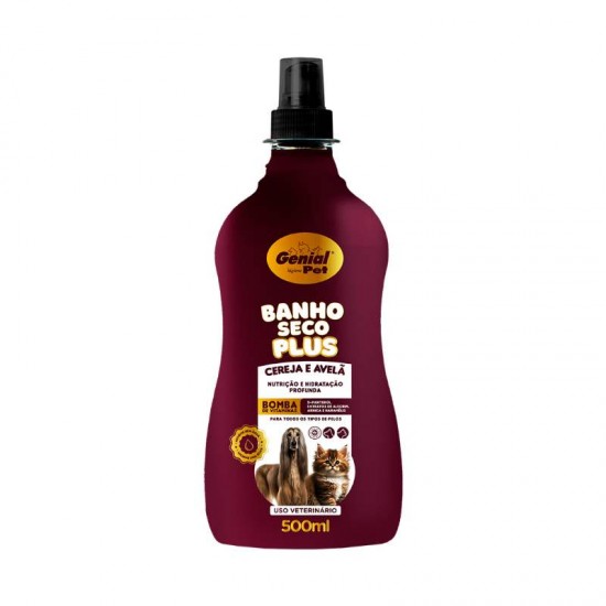 BANHO SECO GENIAL CEREJA E AVELA 500ML