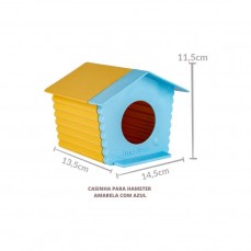 19921 - CASINHA HAMSTER AMARELO/AZUL