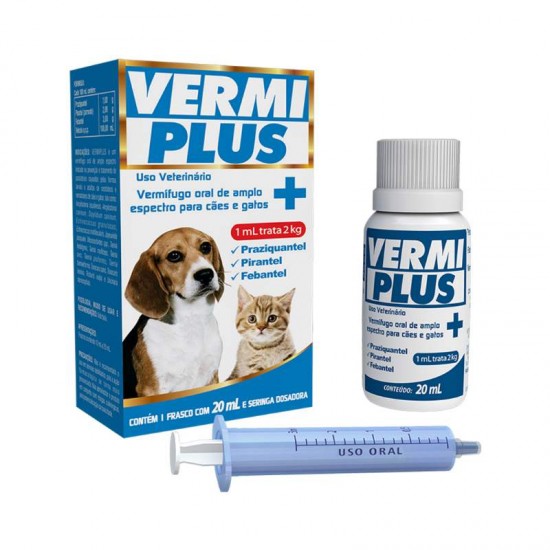 VERMIFUGO VERMI PLUS 20ML