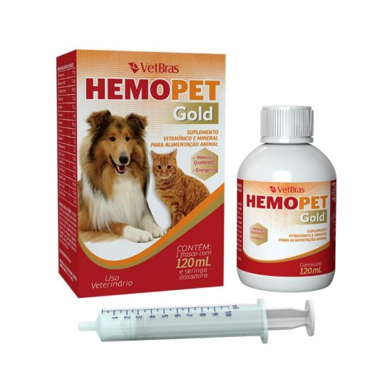 SUPL VIT HEMOPET GOLD 120ML