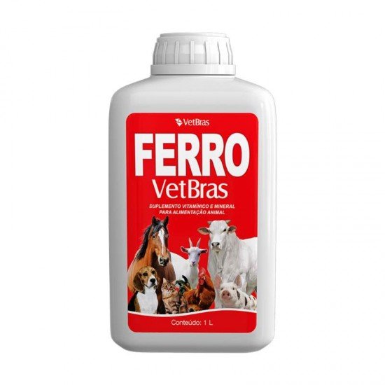 SUPL VIT FERRO VETBRAS 1L