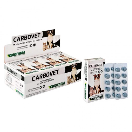 ANTIDIARREICO CARBOVET COMPRIMIDO 1X20