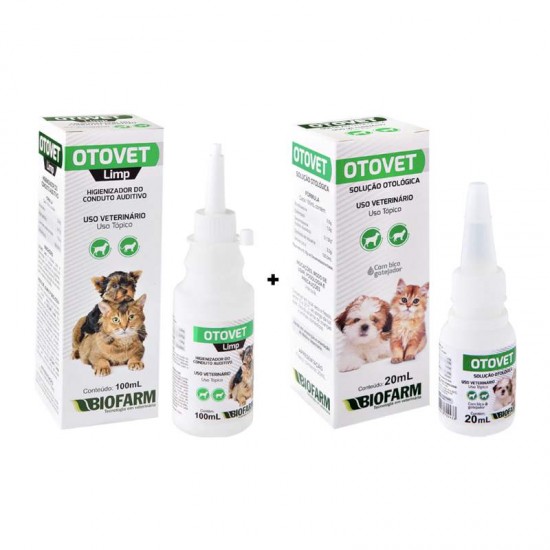 KIT OTOVET 20ML + OTOVET LIMP 100ML