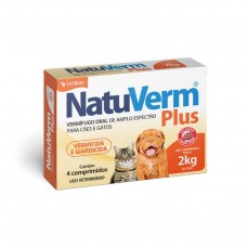 20265 - VERMIFUGO NATU VERM PLUS 1X4 2KG 132MG