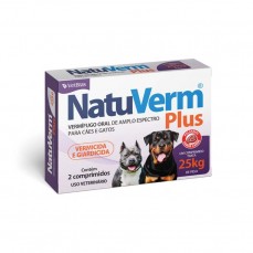 20266 - VERMIFUGO NATU VERM PLUS 1X4 25KG 1650MG