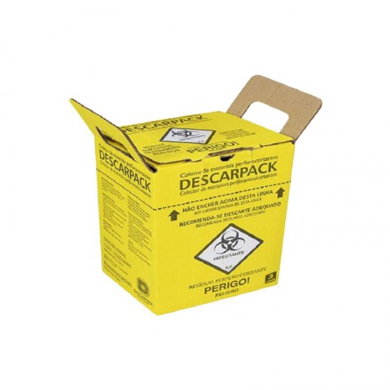 CAIXA COLET MATERIAL PERFURO/CORTANTE 3L