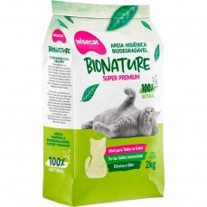 20910 - AREIA HIG MANDIOCA MEDIA 2KG WISECAT