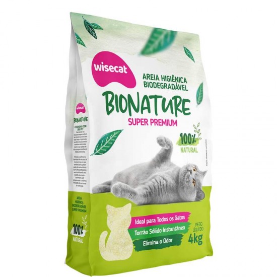 AREIA HIG MANDIOCA MEDIA 4KG WISECAT