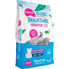 20913 - AREIA HIG MANDIOCA FINA 2KG WISECAT