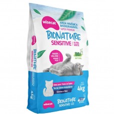 20914 - AREIA HIG MANDIOCA FINA 4KG WISECAT