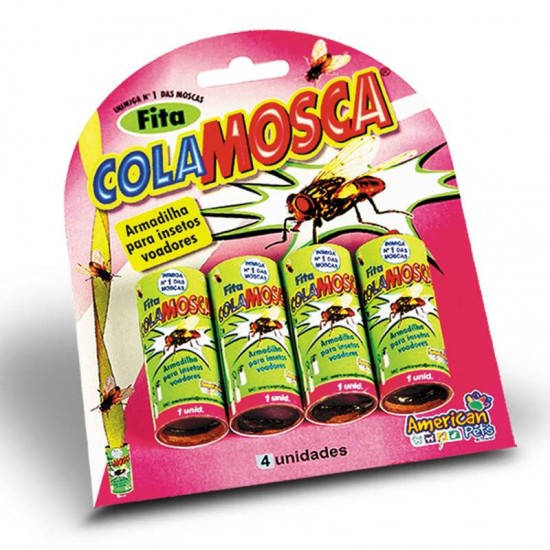 FITA COLA MOSCA BLISTER C/4 UND (8)