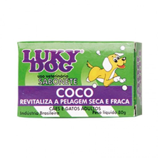 SABONETE LUKY DOG COCO 80G