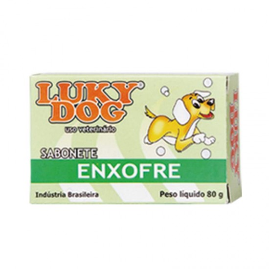 SABONETE LUKY DOG 4 EM 1 ENXOFRE 80G