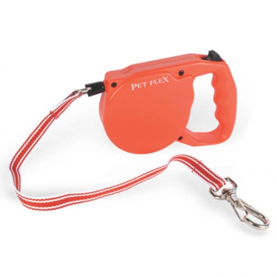 GUIA PET FLEX PREMIUM 20KG X 4 M VERMEL