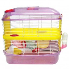 592 - GAIOLA HAMSTER ACRILICA 2 ANDARES
