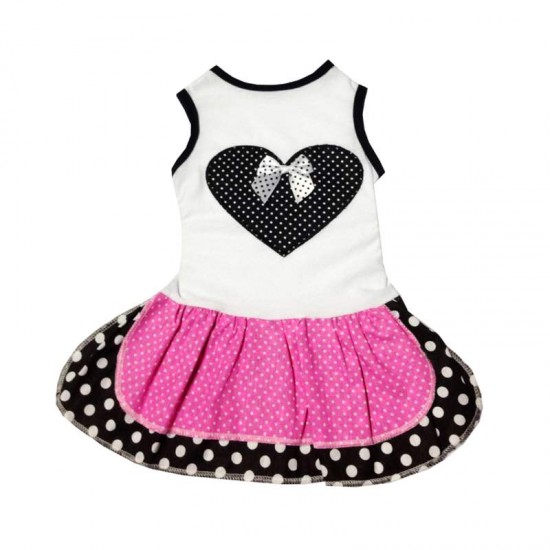 VESTIDO LOVE BORDADO PP