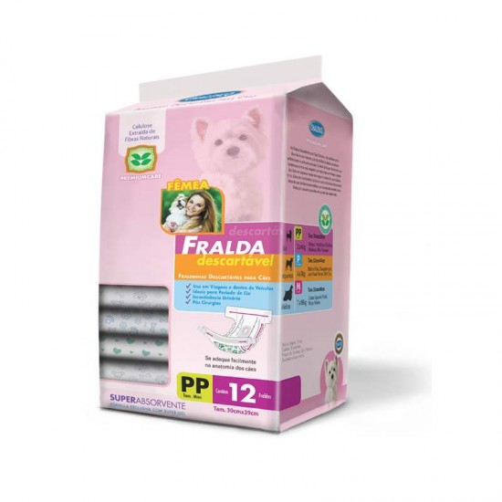 FRALDA DESCARTAVEL PP C/12 (70568)