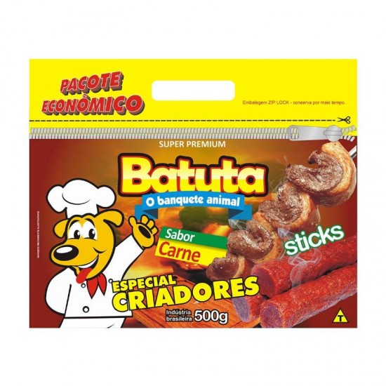 STICKS BATUTA CARNE 500G