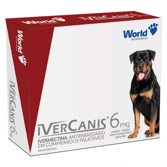 IVERCANIS CAES 30KG ANTIPARASITARIO 6MG