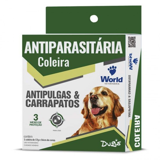 COLEIRA DUGS ANTI PULGAS 56 CM (1188)